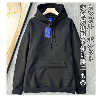 パーカー 長袖 EU製 Emmauela 花柄 保温 可愛い 面白い 遊び心 アメカジ フロントポケット カンガルーポケット付き フード付き 日常 ストリート 通学 通勤 インナー ロンT ペアルック