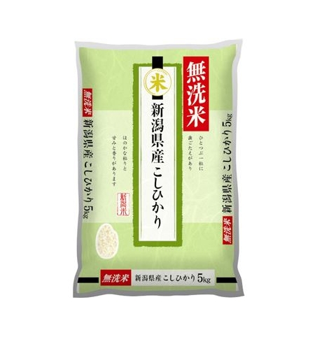無洗米 新潟県産 コシヒカリ 5kg