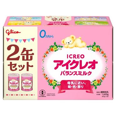 【0ヶ月～】アイクレオ バランスミルク 800g×2